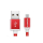 ADATA Odwracalny Kabel USB-microUSB 1m Czerwony - 303210 - zdjęcie